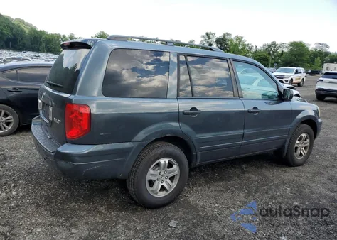 2005 Honda Pilot Exl из США, поврежденный, VIN 5FNYF18595B039282